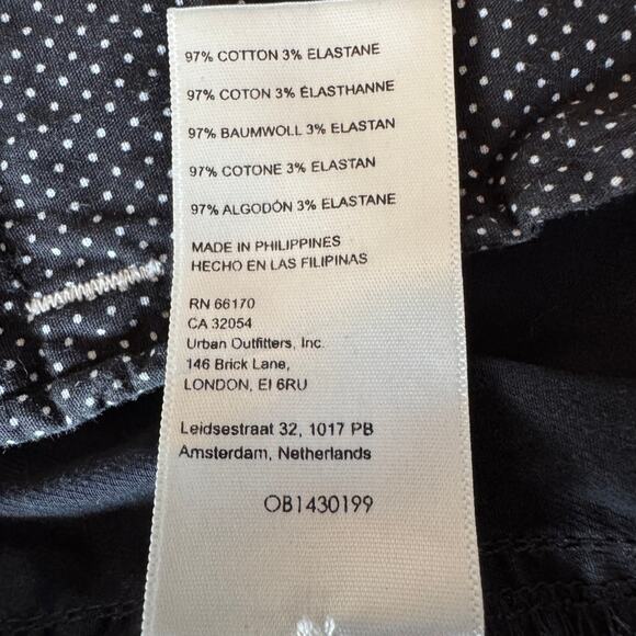 Anthropologie Maeve Cigarette Pants Black Size 8 - Picture 12 of 16